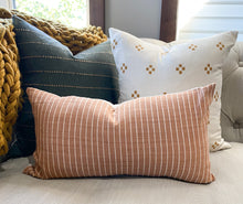 Load image into Gallery viewer, Terracotta Stripe Pillow Cover