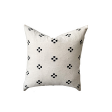 Load image into Gallery viewer, Dottie in Black Pillow Cover
