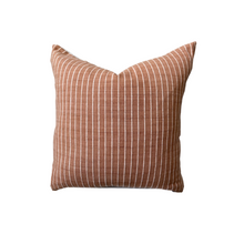 Load image into Gallery viewer, Terracotta Stripe Pillow Cover

